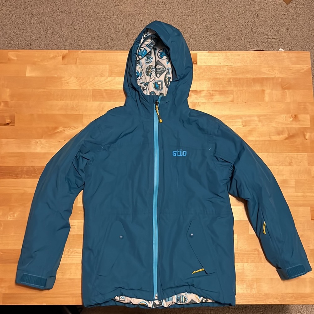 Stio Rafferty Kids Jacket - Size 10 Blue Boys Girls